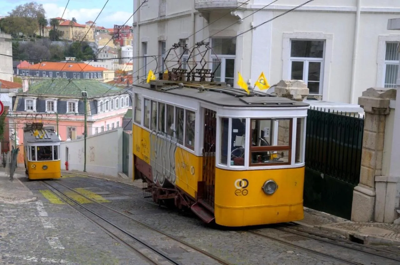 Bl Bairro Alto Famous Bica Funicular Street View Apartment Lisbon
